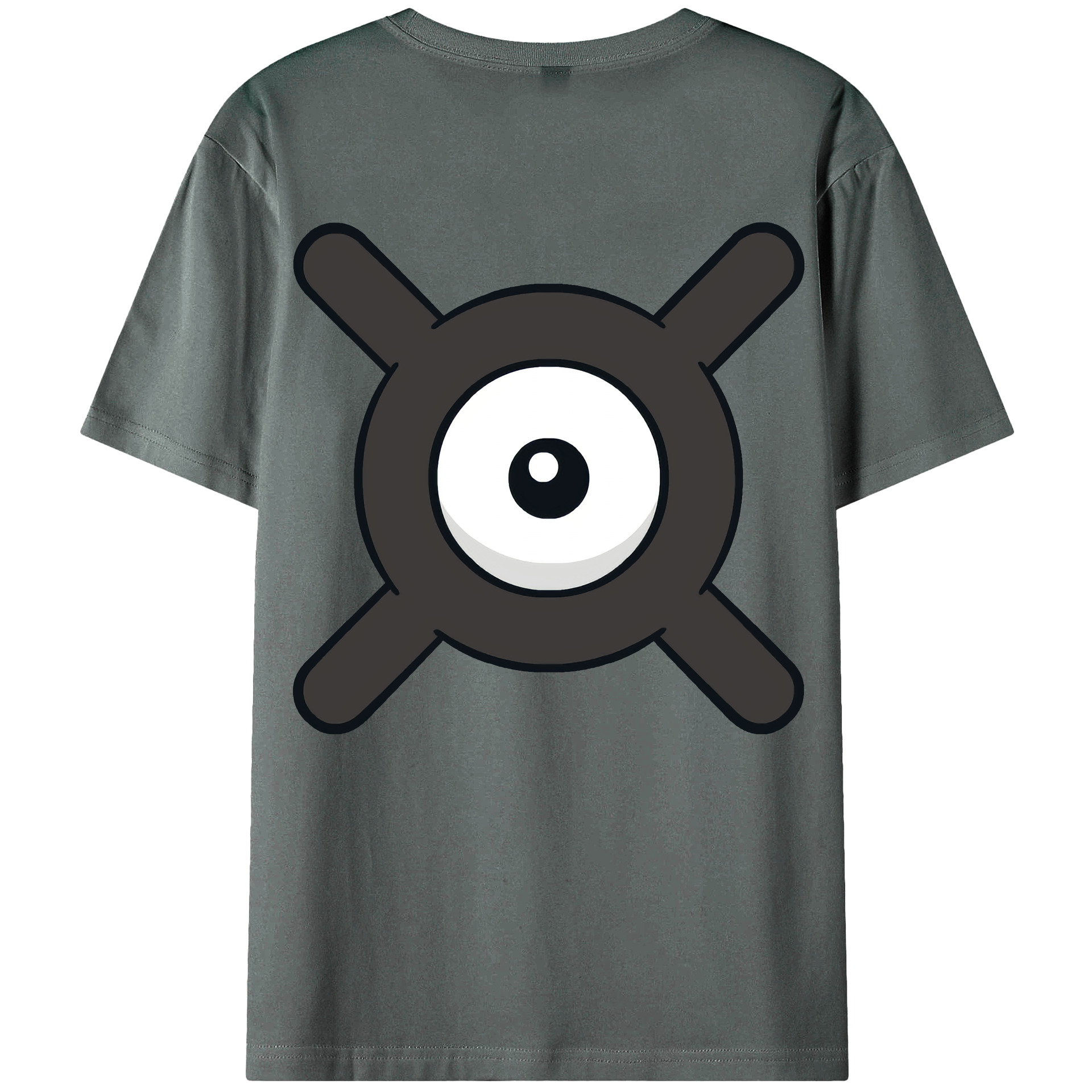 （画像用） ポケットモンスター Pokémon 綿100％ メンズ半袖Tシャツ（バックプリント） 通気性